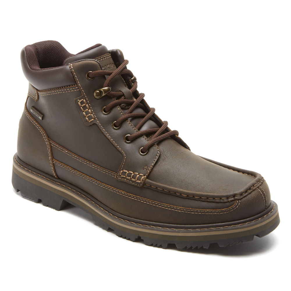 Rockport Støvler Herre Brune - Waterproof Mid Moc - DEKM59236